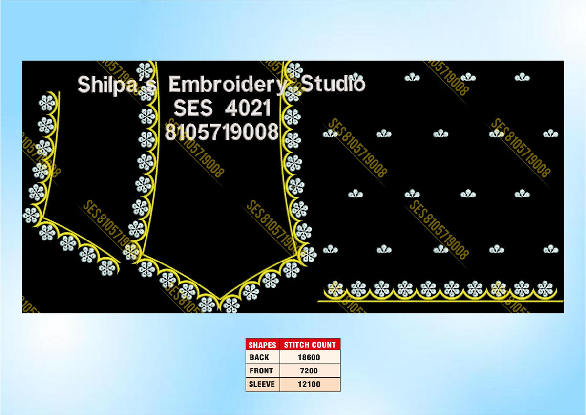 Embroidery Designs 4001-4100 Series