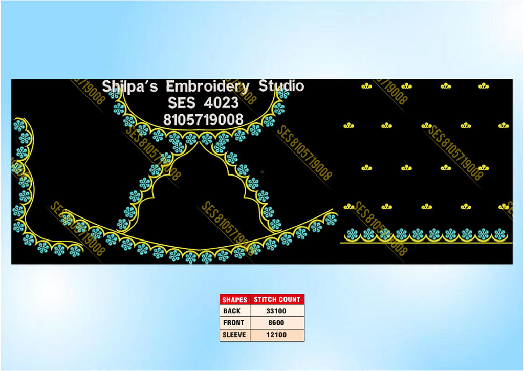 Embroidery Designs 4001-4100 Series