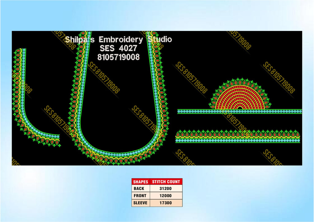 Embroidery Designs 4001-4100 Series
