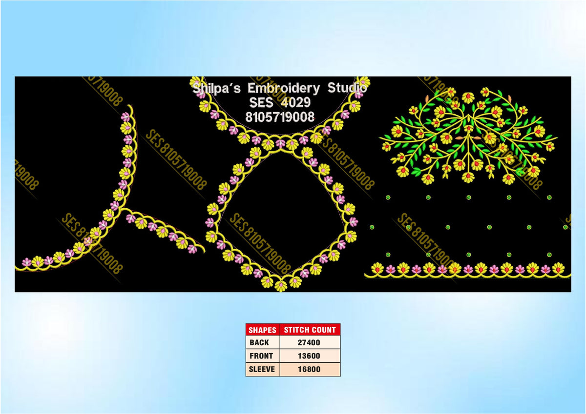 Embroidery Designs 4001-4100 Series