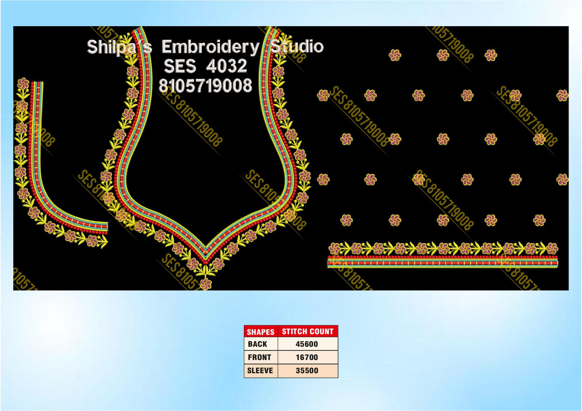Embroidery Designs 4001-4100 Series