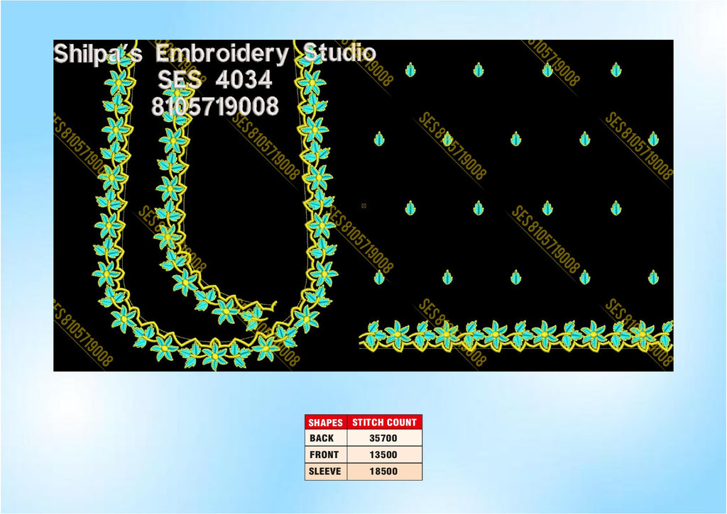 Embroidery Designs 4001-4100 Series