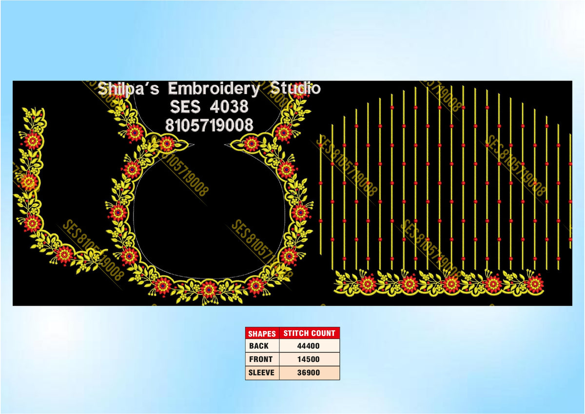 Embroidery Designs 4001-4100 Series