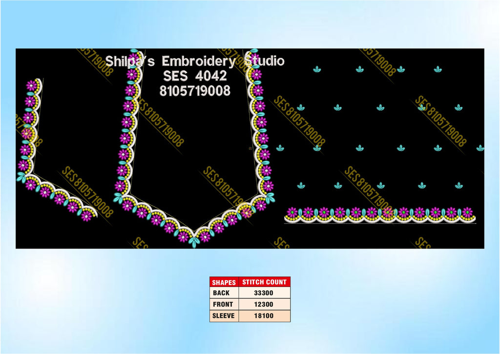 Embroidery Designs 4001-4100 Series