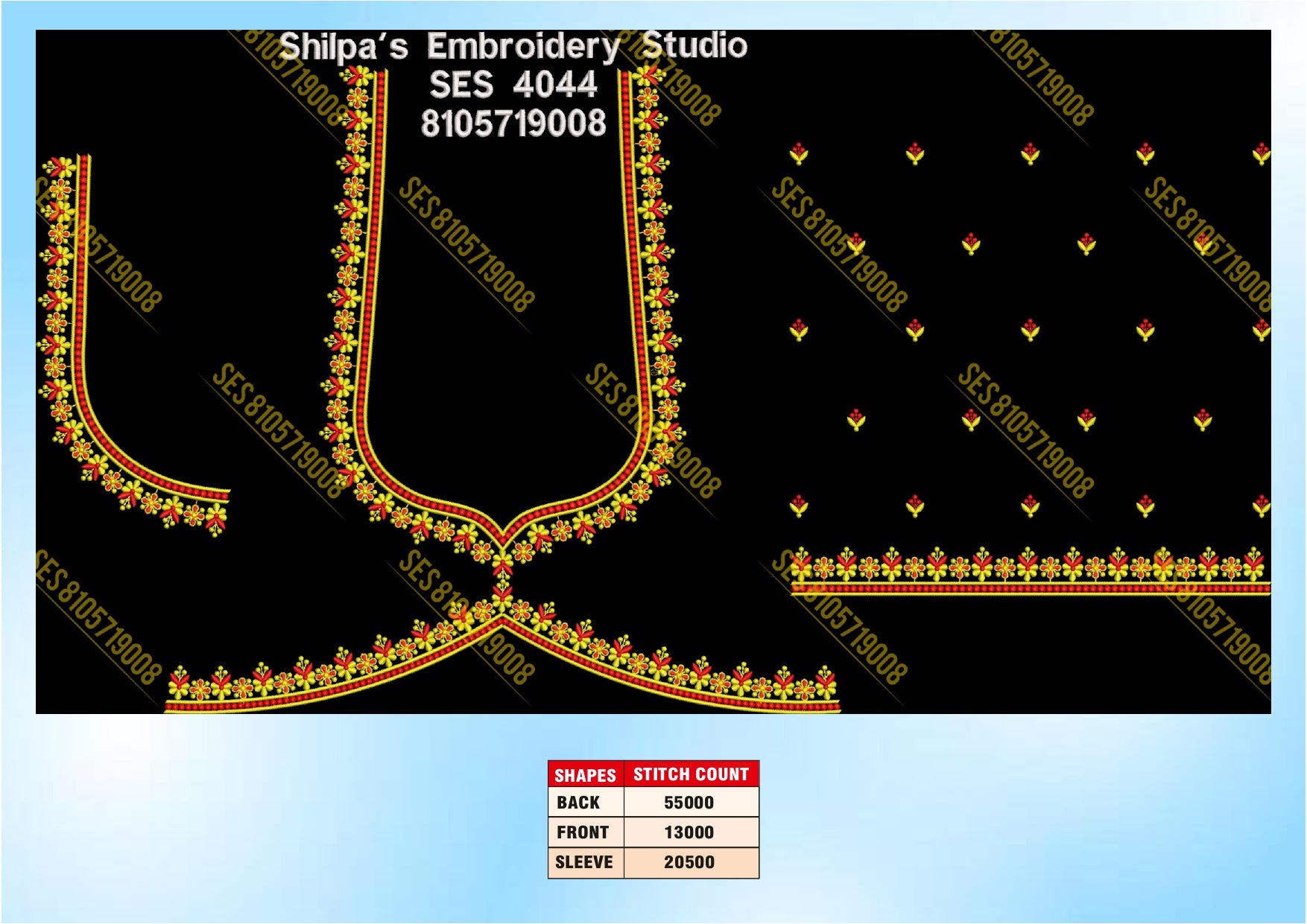 Embroidery Designs 4001-4100 Series