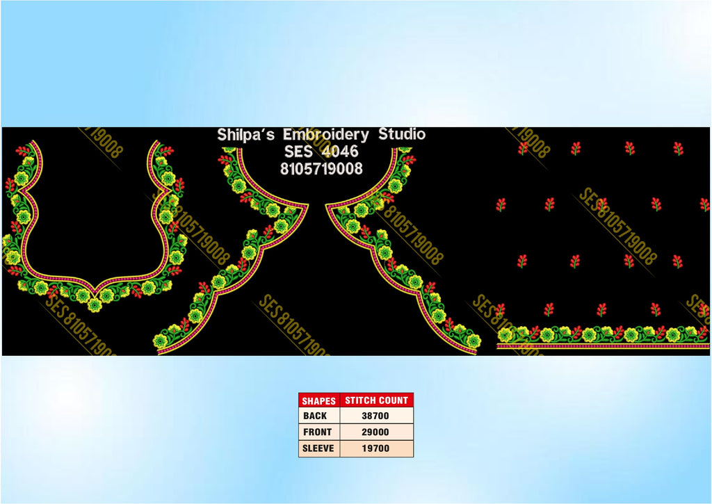 Embroidery Designs 4001-4100 Series
