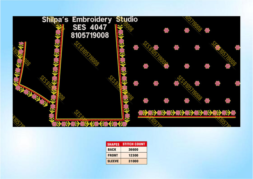 Embroidery Designs 4001-4100 Series