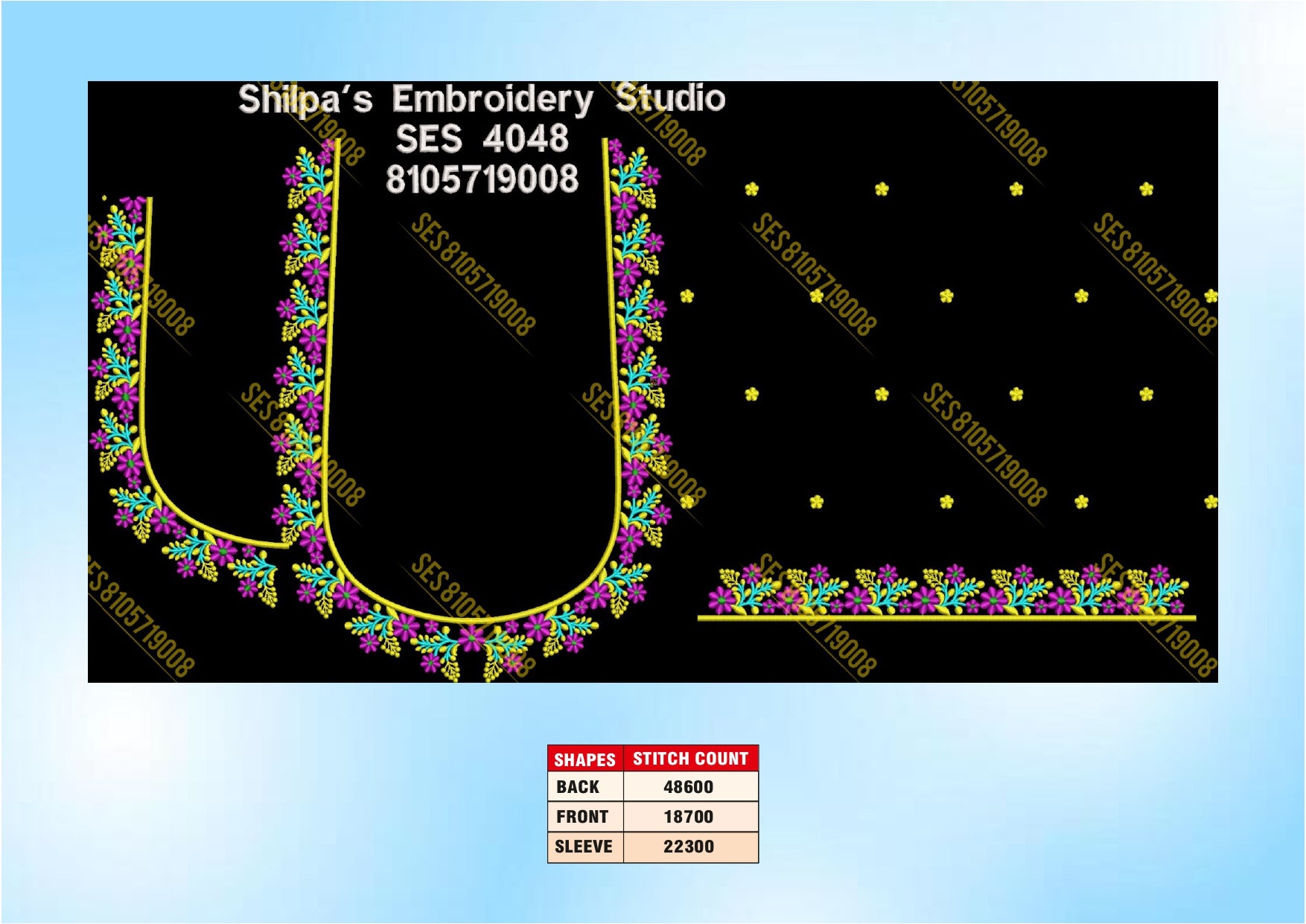 Embroidery Designs 4001-4100 Series