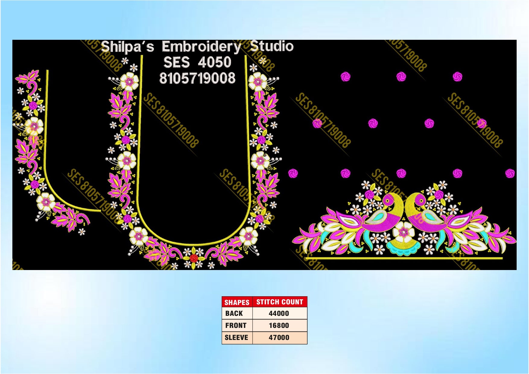 Embroidery Designs 4001-4100 Series