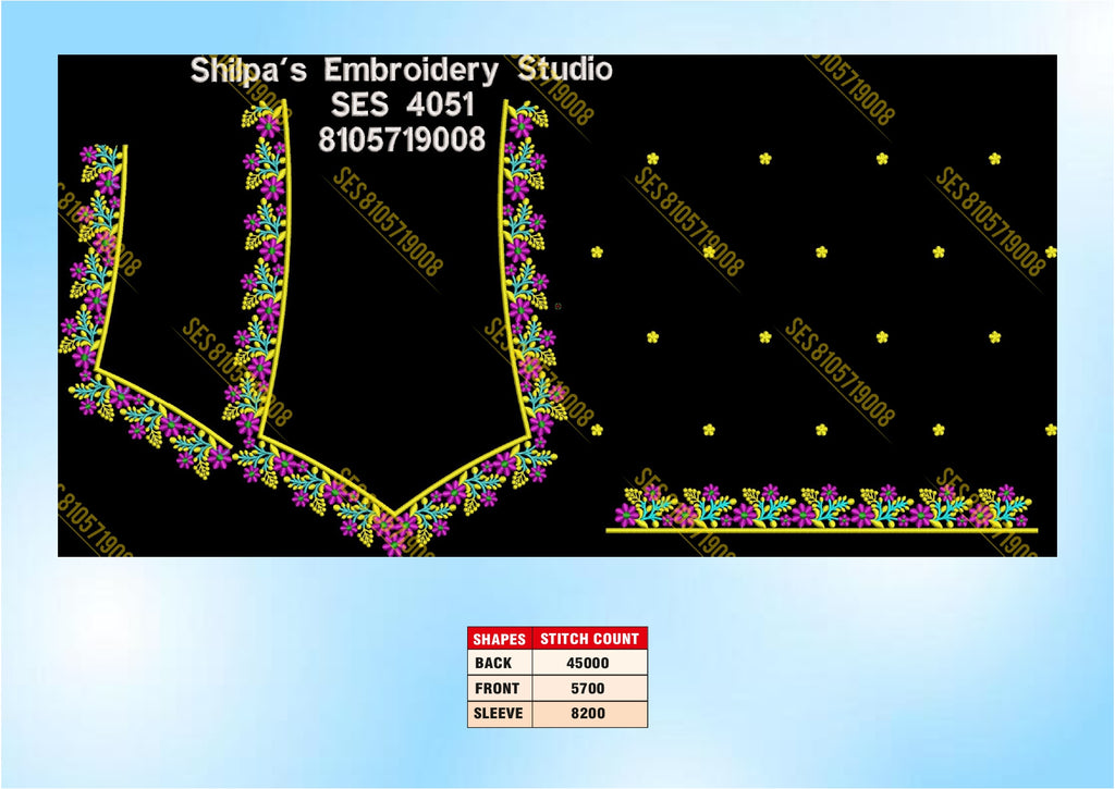 Embroidery Designs 4001-4100 Series