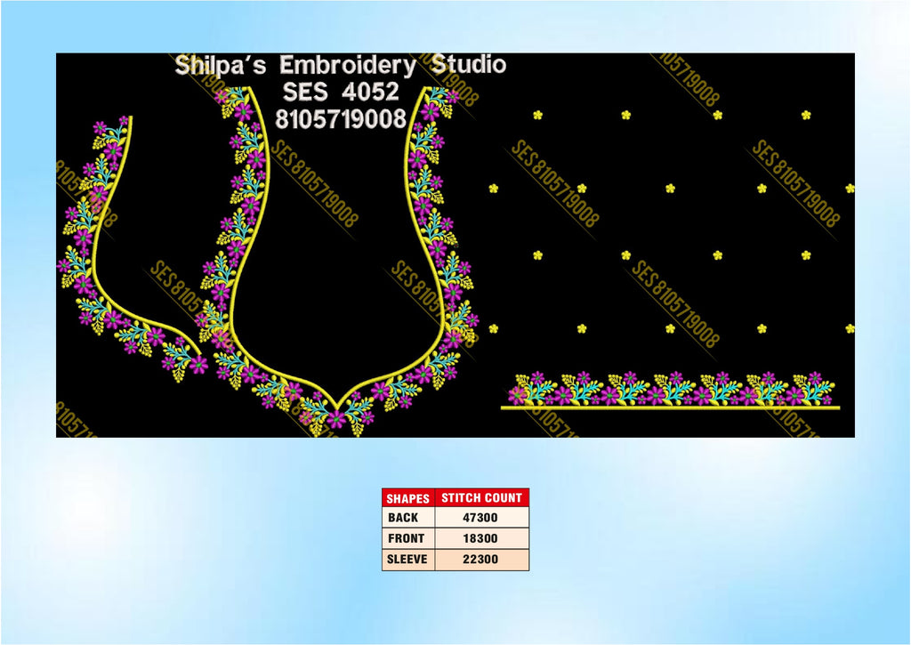 Embroidery Designs 4001-4100 Series