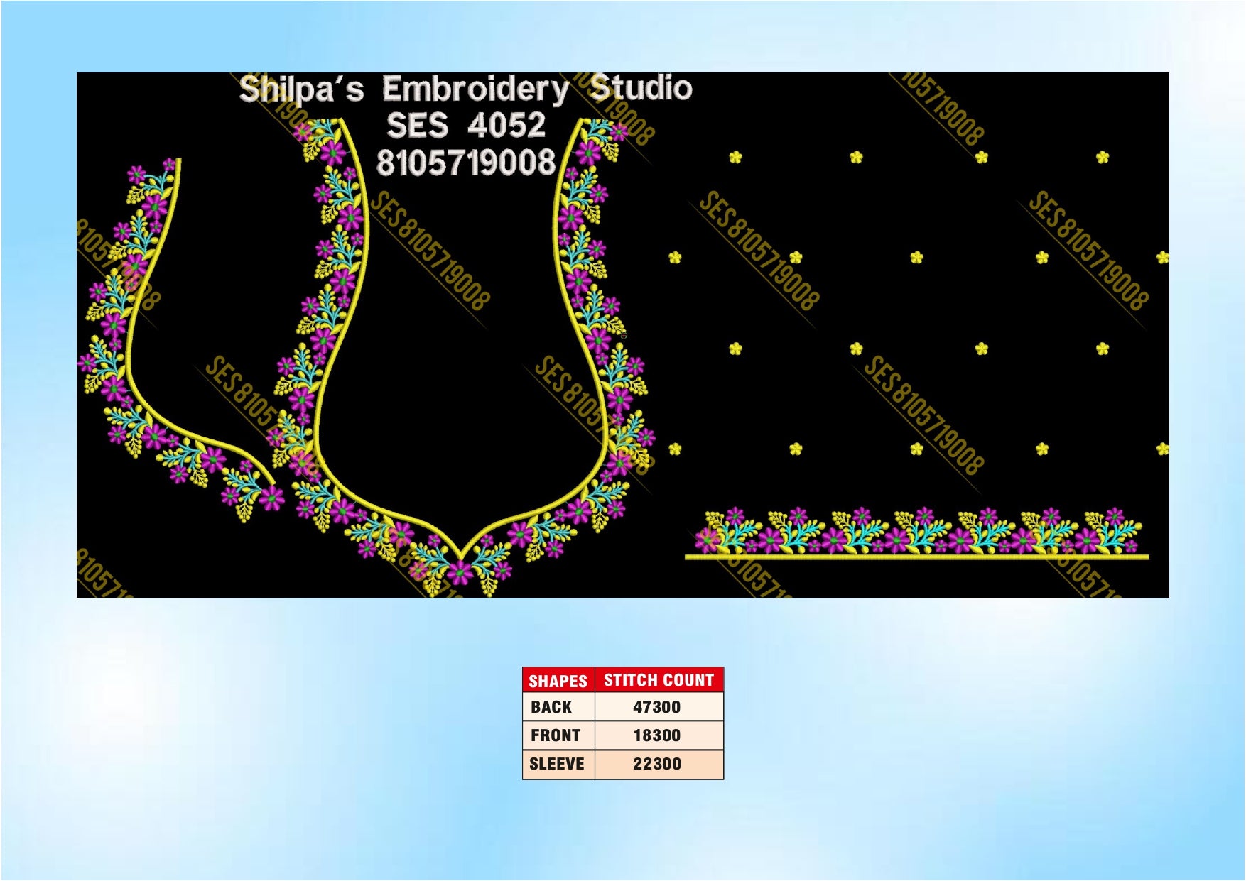 Embroidery Designs 4001-4100 Series