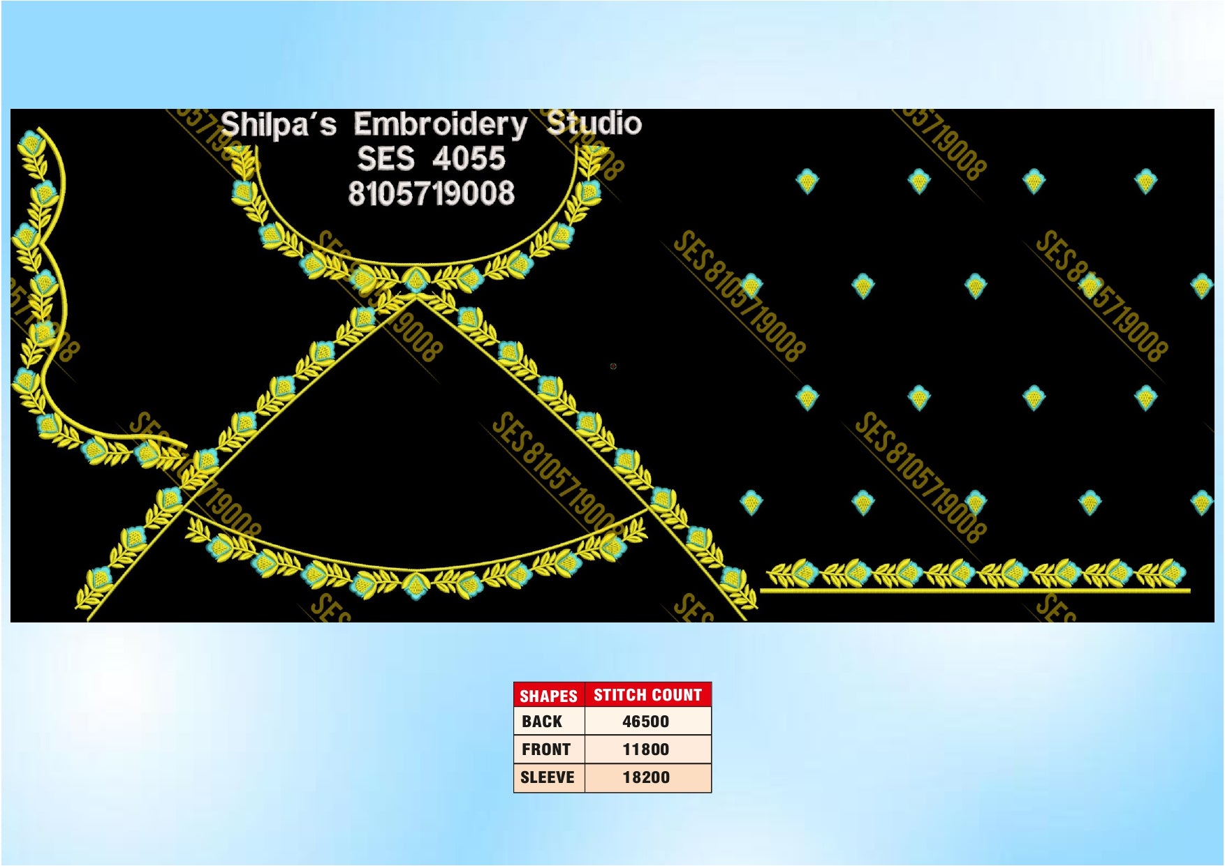 Embroidery Designs 4001-4100 Series