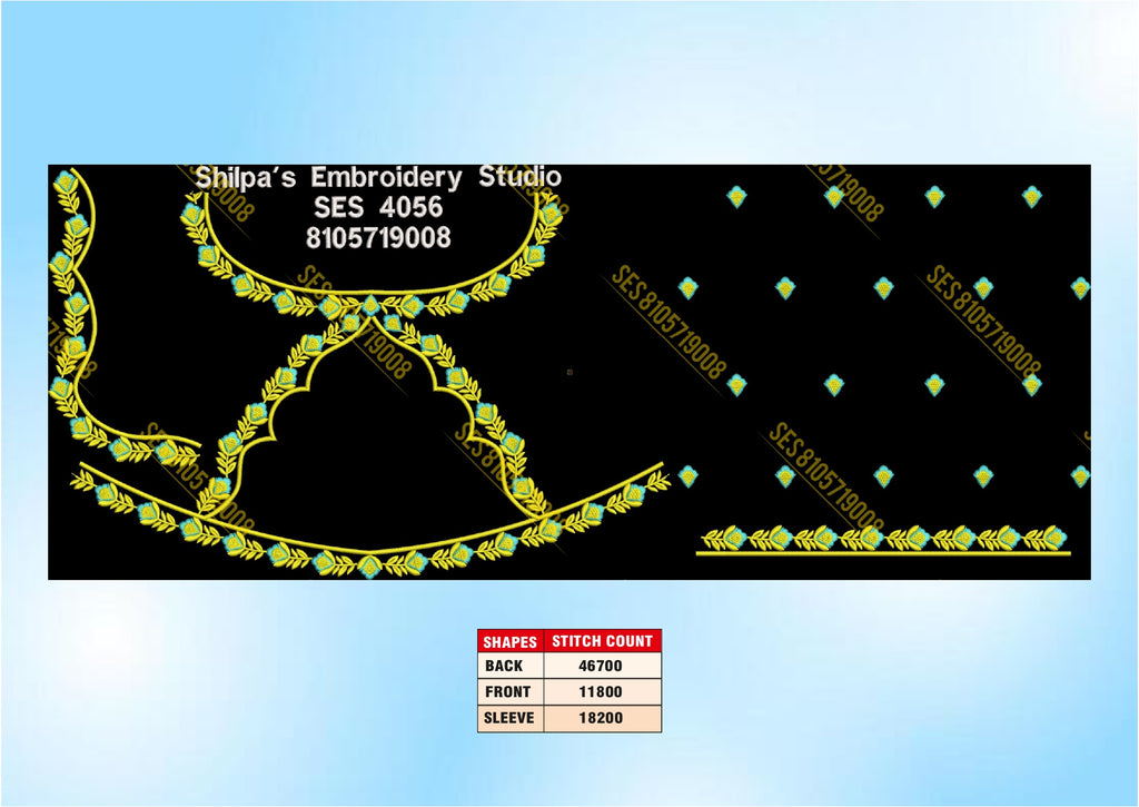 Embroidery Designs 4001-4100 Series