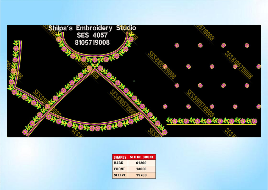 Embroidery Designs 4001-4100 Series