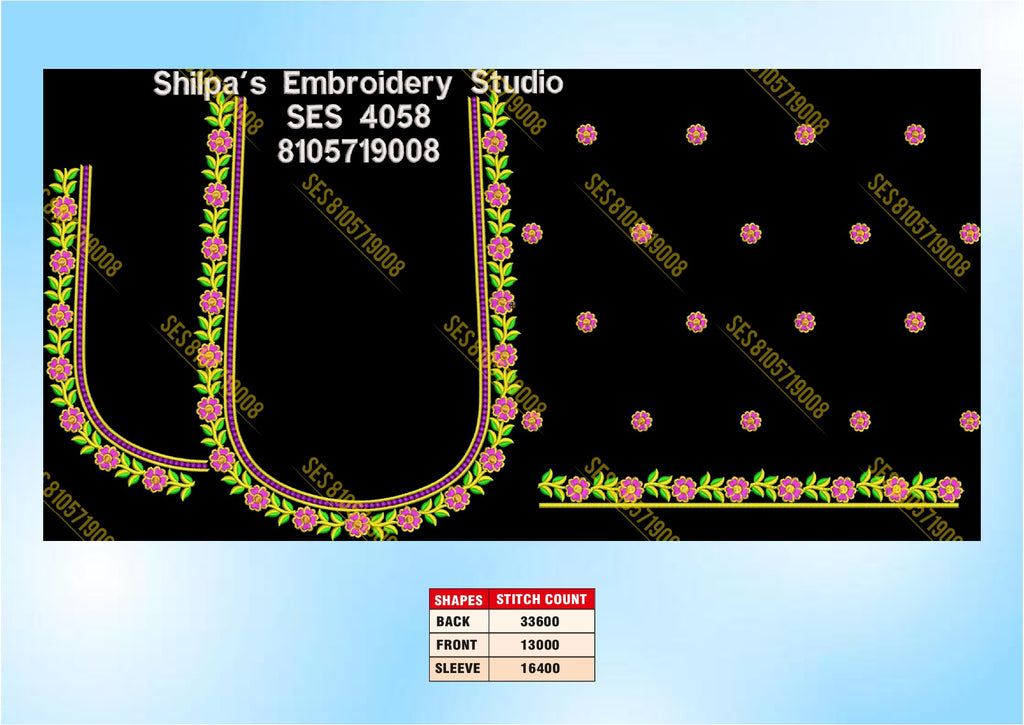 Embroidery Designs 4001-4100 Series