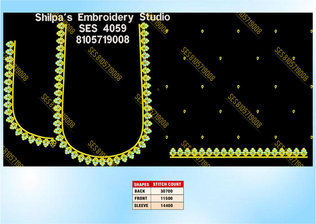 Embroidery Designs 4001-4100 Series