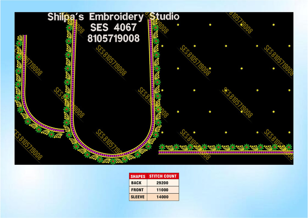 Embroidery Designs 4001-4100 Series
