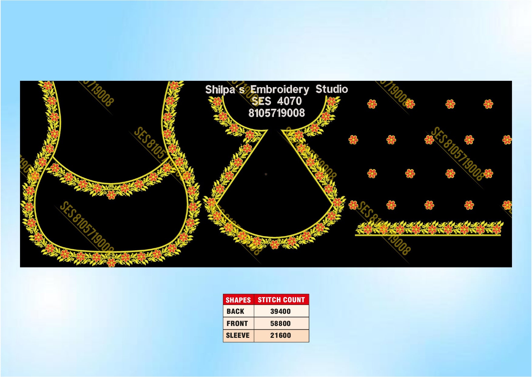 Embroidery Designs 4001-4100 Series