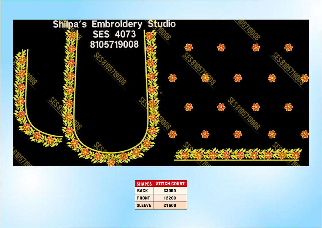 Embroidery Designs 4001-4100 Series