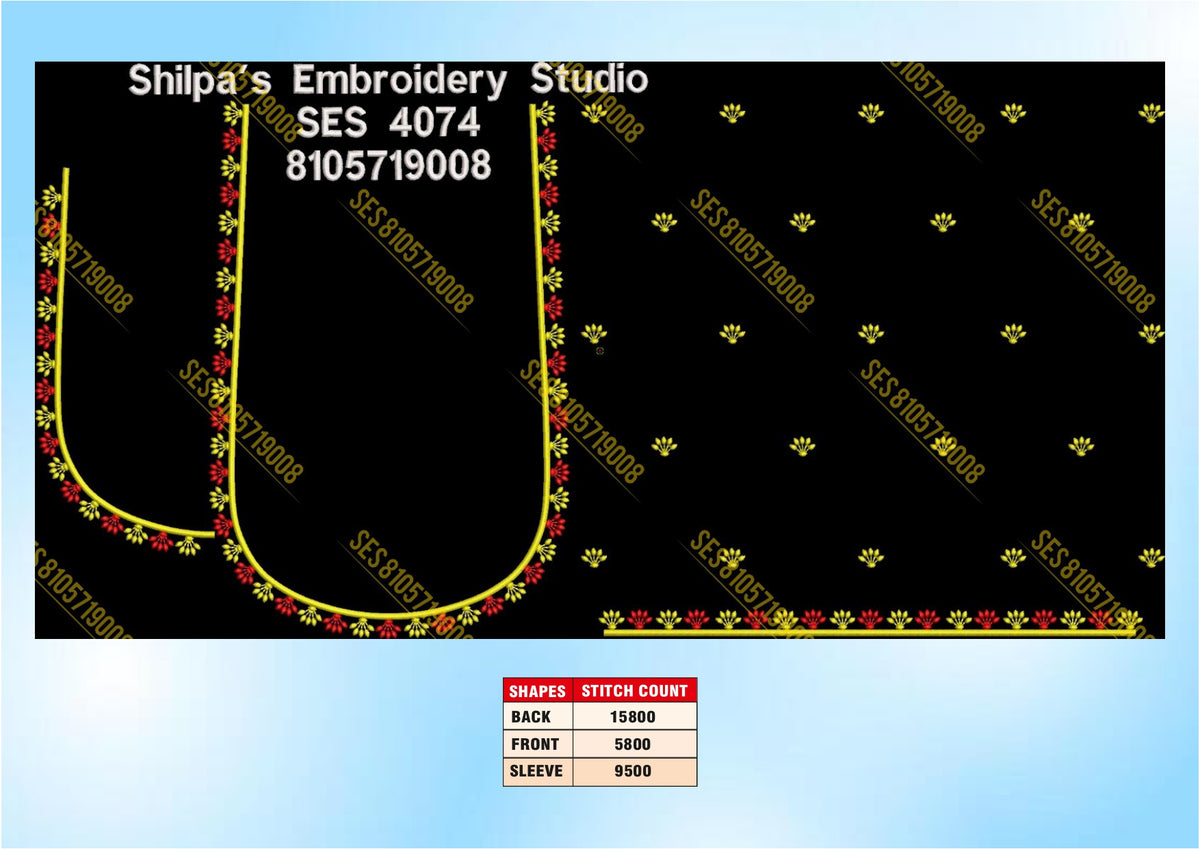 Embroidery Designs 4001-4100 Series