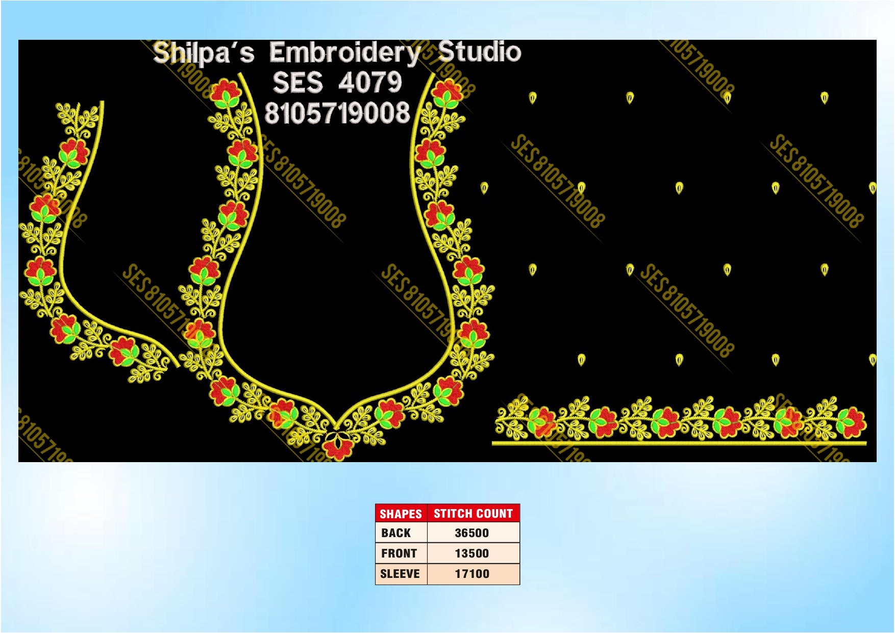Embroidery Designs 4001-4100 Series