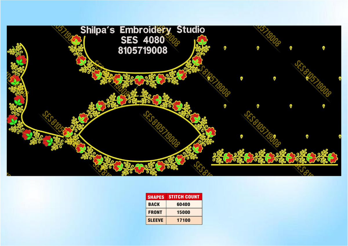 Embroidery Designs 4001-4100 Series