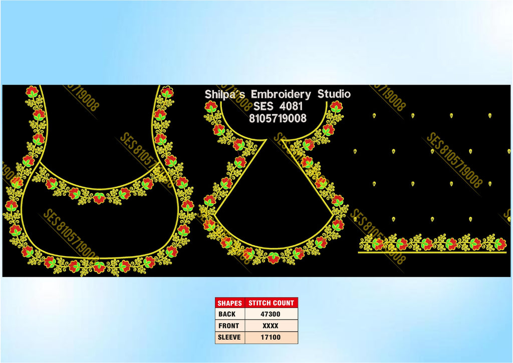 Embroidery Designs 4001-4100 Series