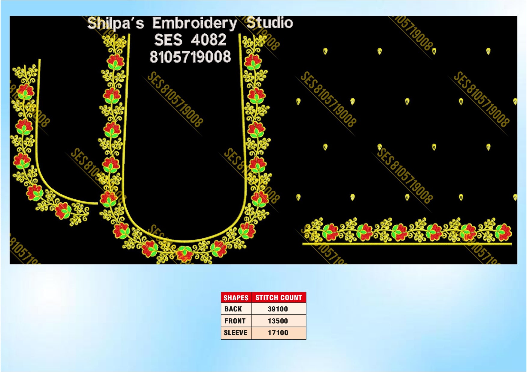 Embroidery Designs 4001-4100 Series