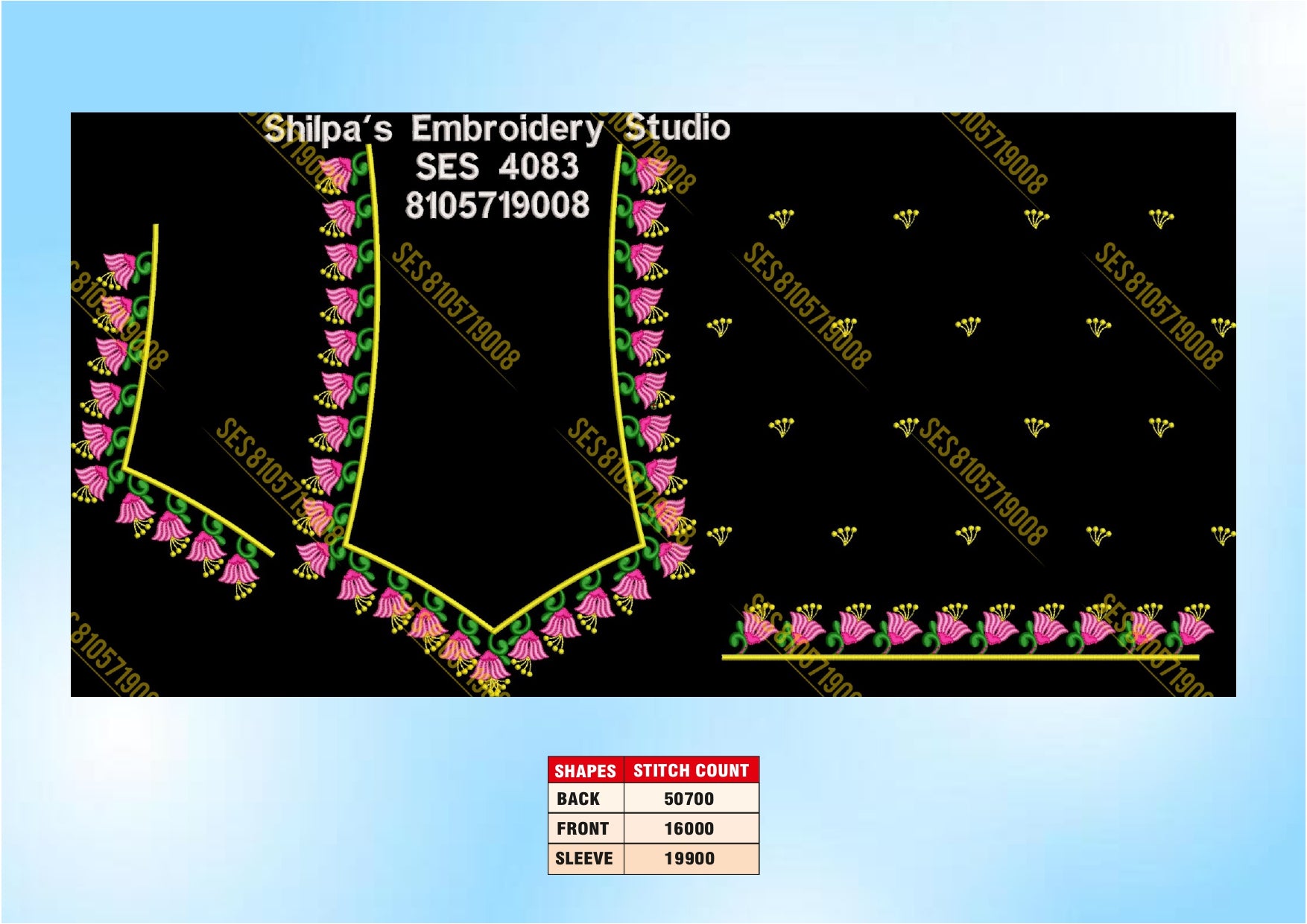 Embroidery Designs 4001-4100 Series