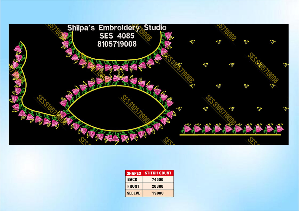 Embroidery Designs 4001-4100 Series
