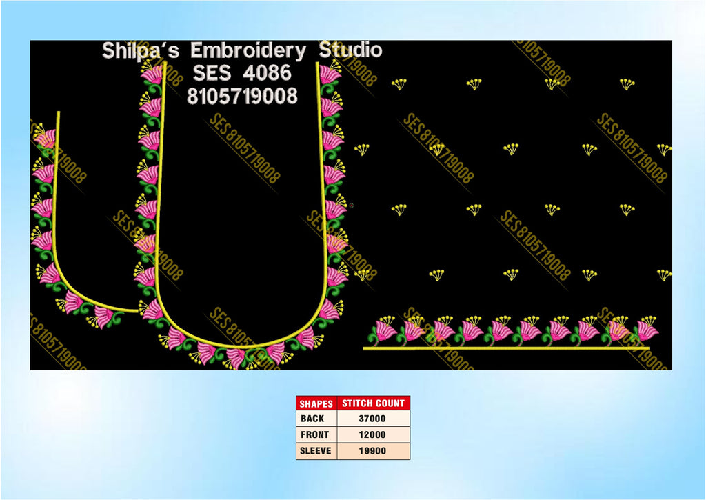 Embroidery Designs 4001-4100 Series