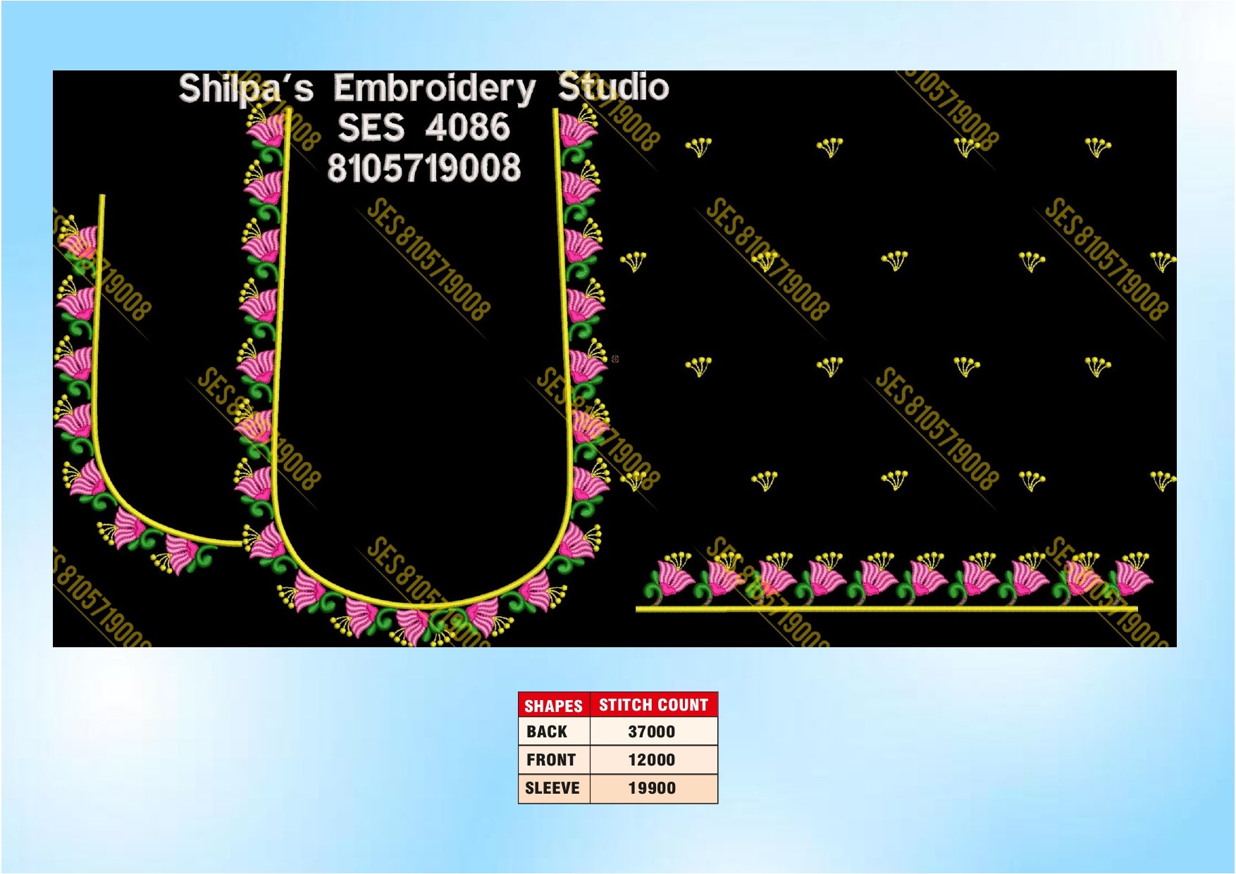 Embroidery Designs 4001-4100 Series