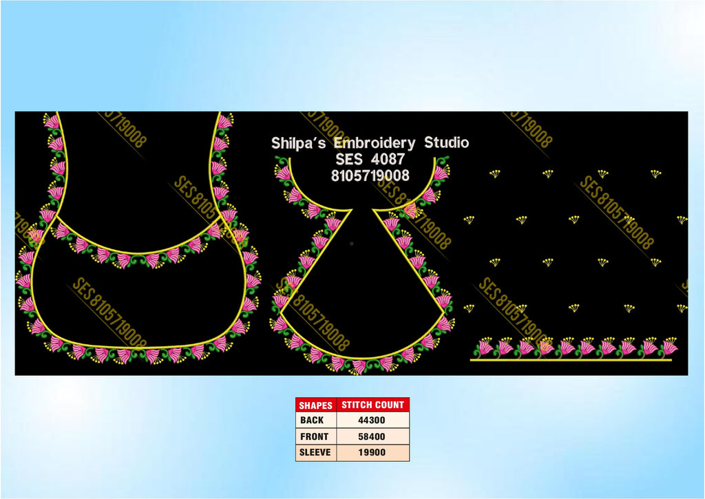 Embroidery Designs 4001-4100 Series