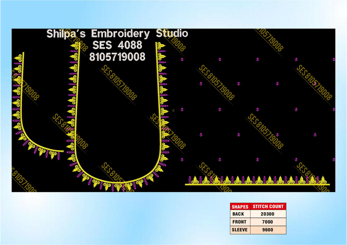 Embroidery Designs 4001-4100 Series