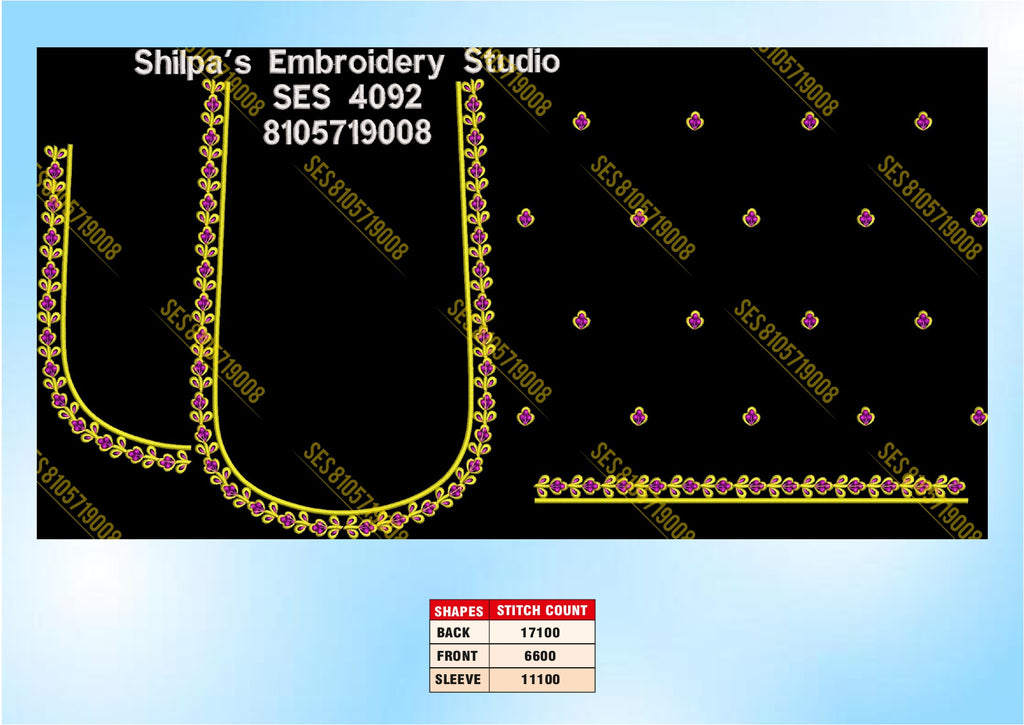 Embroidery Designs 4001-4100 Series