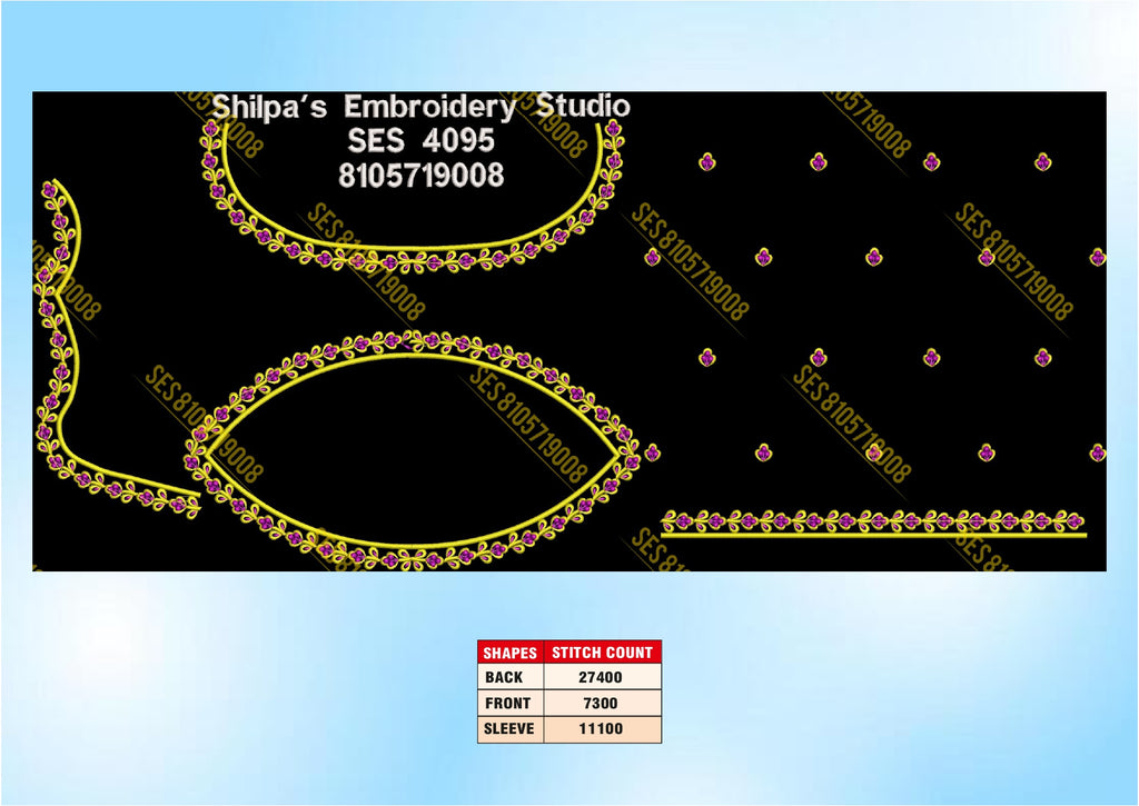 Embroidery Designs 4001-4100 Series
