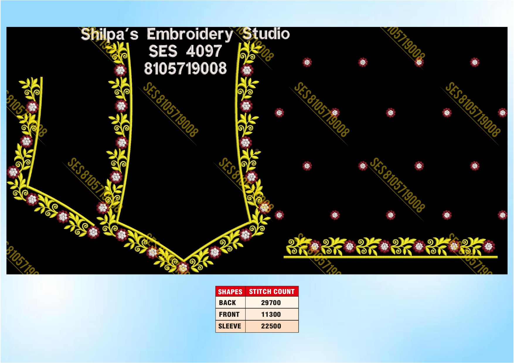 Embroidery Designs 4001-4100 Series