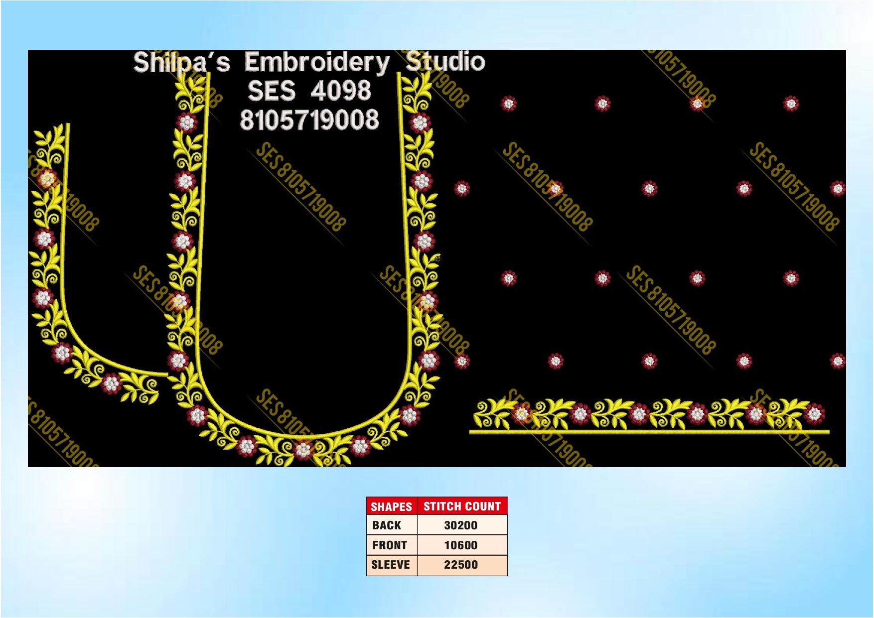 Embroidery Designs 4001-4100 Series