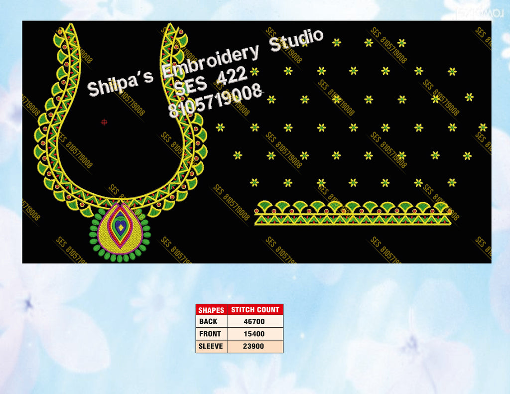 Embroidery Designs 401-500 Series