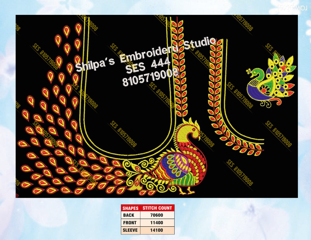 Embroidery Designs 401-500 Series