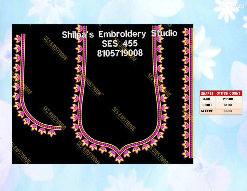 Embroidery Designs 401-500 Series