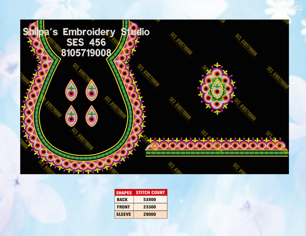 Embroidery Designs 401-500 Series
