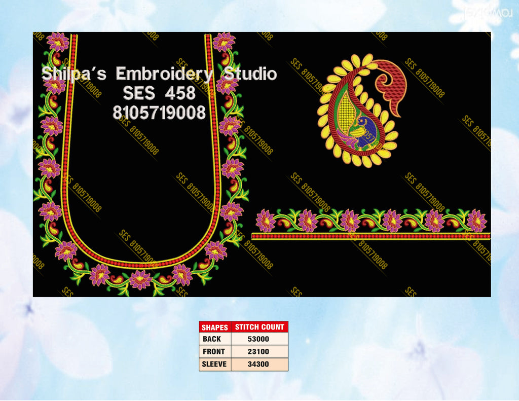 Embroidery Designs 401-500 Series