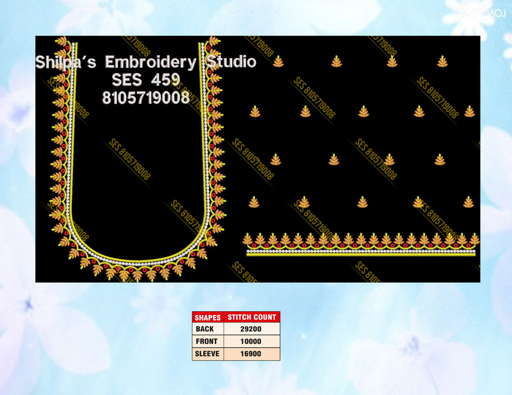 Embroidery Designs 401-500 Series