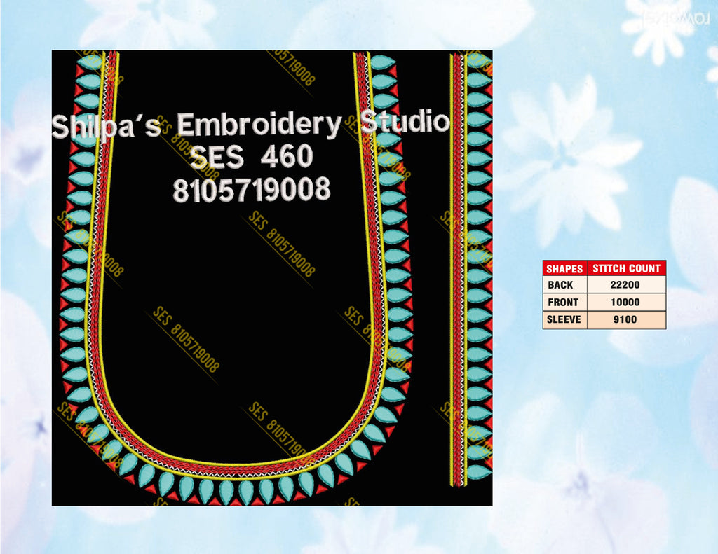 Embroidery Designs 401-500 Series