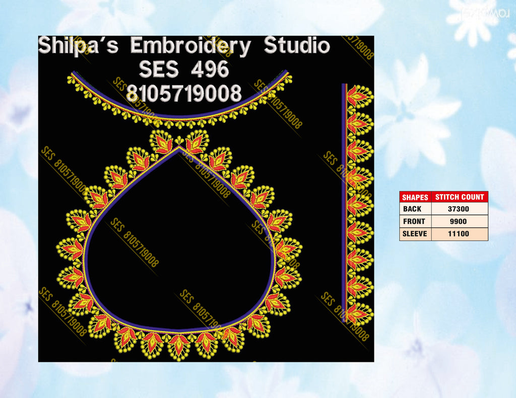 Embroidery Designs 401-500 Series