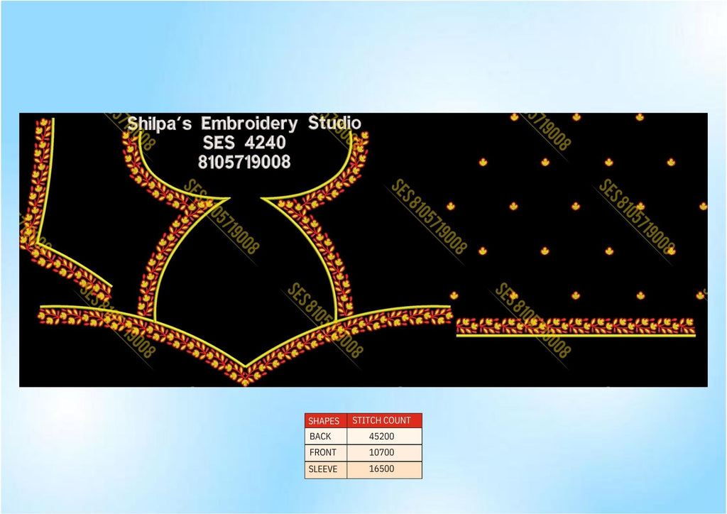 Embroidery Designs 4201-4300 Series