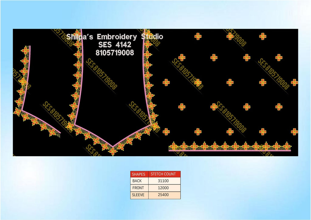Embroidery Designs 4101-4200 Series