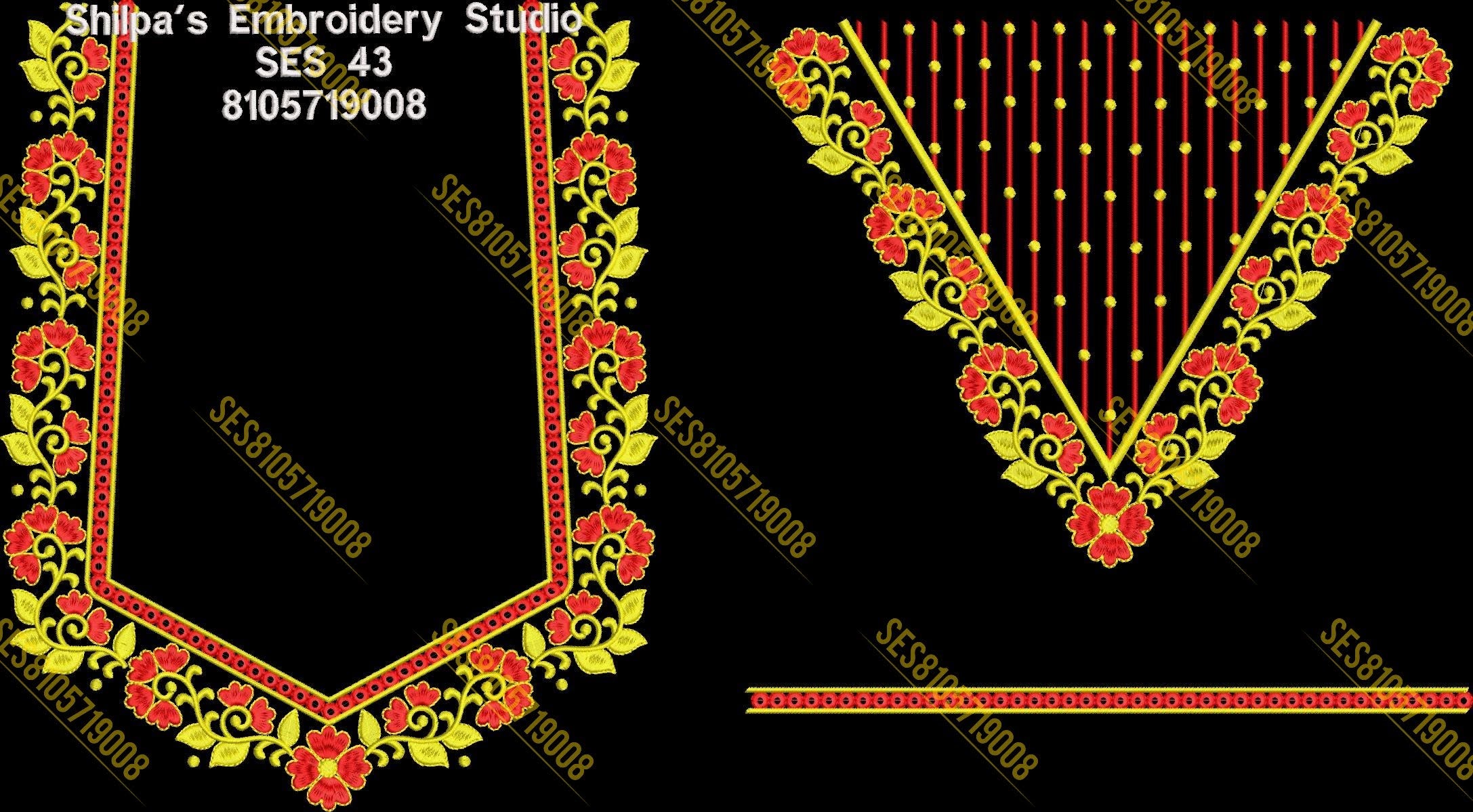 Embroidery Designs 1-100 Series